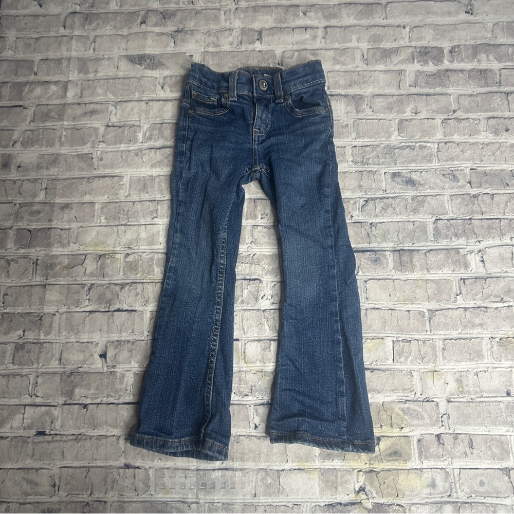 EUC Sonoma Life + Style Kids Blue Bootcut Jeans Size 4 Slim
